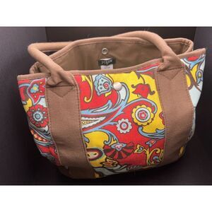 J. Crew Cotton Canvas Paisley Tote